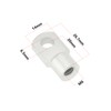 eMagTech 5PCS M6 Gas Spring Support Rod Flat Joint Connector
