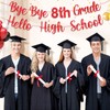 Yeaqee Pre-strung 8th Grade Graduation Decorations Bye Bye 8th Grade