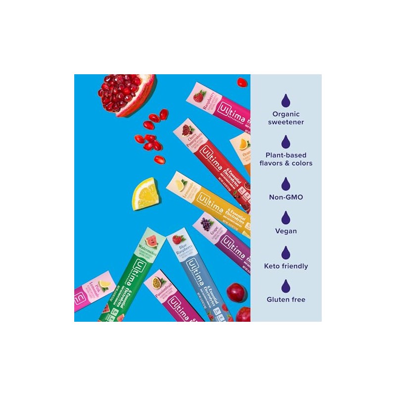 Ultima Replenisher Daily Electrolyte Powder – Ultimate Variety Pack, 36