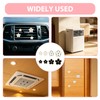 8 Pcs Car Air Fresheners Vent Clip, White & Black