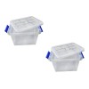 Alica Pack 2 Cajas Para Almacenamiento Plastico 6 L Alica
