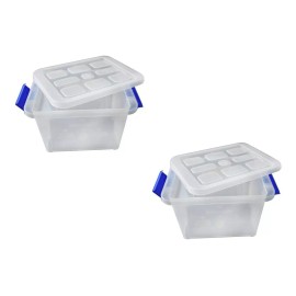 Alica Pack 2 Cajas Para Almacenamiento Plastico 6 L Alica