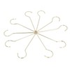 Laundry Hooks Clip Industrial Solid Wood Rotary Multifunctional Hanging Hooks