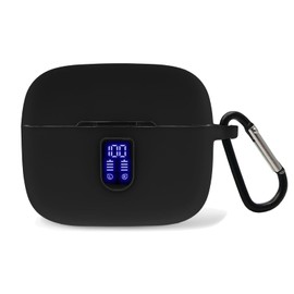 Claiol Premium Silicone Case for TAGRY X08 Wireless Earbuds with Carabiner. (Black)