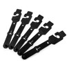 Black Belt Hangers for Retail - Economic Plastic Belt Hooks