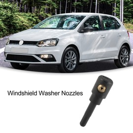 ACROPIX Car Rear Windscreen Washer Jet Nozzles Fit for Volkswagen CC - Pack of 2 Black