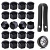 17mm Wheel Nut Cap, 20pcs Wheel Bolt Nut Covers, Universal