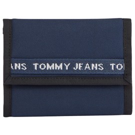 Tommy Jeans Men's TJM Essential Nylon Trifold Wallets, blue