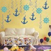 Maicaiffe Nautical Hanging Swirl Decorations - Glitter 15 Pcs Ship