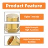 GASHER 3/8"NPT Brass Pipe Cap, NPT Female Thread Socket Pipe