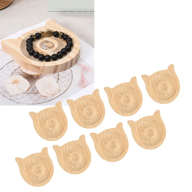8pcs Bead Bracelet Display Tray Multipurpose Stylish Elegant Cat Shape