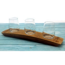 Barrel Stave Wine Flight (Natural)