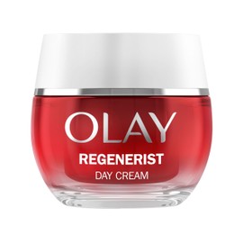 Olay Olay Regenerist Day Face Cream, Anti-Wrinkle + Active Firming Skincare Moisturiser, Anti-Ageing Niacinamide and Peptides, Renews, Firms and Hydrates, Non-greasy 50ml