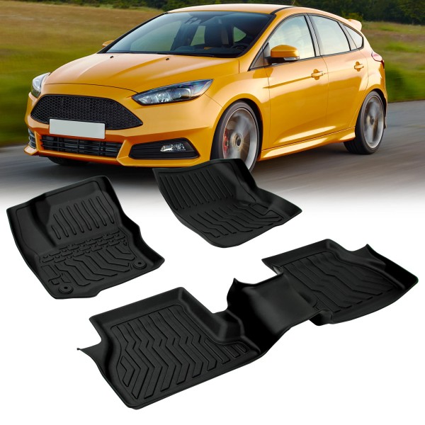 unbranded For 2012-2018 Ford Focus Floor Mats Cargo Liners Carpets