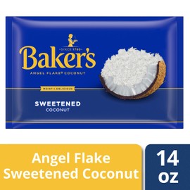 Baker’s Sweetened Angel Flake Coconut (14 oz Bags, Pack of 10)