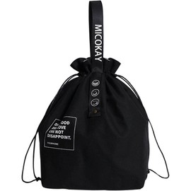 MICOKAY Reusable Lunch Bag for Men & Women Large Insulated Lunch Bag Waterproof Insulation Cooler Tote for Adults Work, Take Class or Picnic (Black)