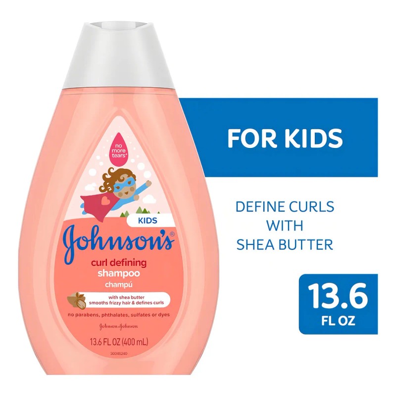 Curl Shampoo Kids Babies Champú Rizos Niños Bebés Johnson's
