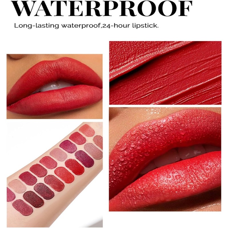 Mini Lápiz Labial - 18 Colores en Barra de Labios