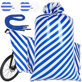 Sabary 2 Pcs 70 x 40 Inch Big Gift Bags Jumbo Bike Gift Bag for Giant Gifts Extra Large Plastic Gift Bag for Christmas Baby Shower Wrapping Supplies