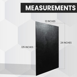 3 Pack 12" x 24" x 1/8" HDPE Sheet, Plastic Board, Starboard, High Density Polyethylene Sheet, Marine Plywood, Hdpe Plastic Sheet, Polypropylene Sheet, Marine Board, Hdpe Board, Made in USA