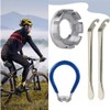 Jindizi Bicycle Spoke Wrench Tool Set, Tire Lever Nipple Wrench,