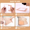 Wellnessamz Castor Oil Pack Wrap, 12pcs Self Adhesive Castor Oil