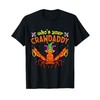 Whos Your Crawdaddy Crawfish Jester Beads Funny Mardi Gras T-Shirt