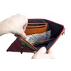 Multicolour LEAS Bank Bag Wallet in Real Leather, Colourful –