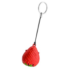 WOONEKY Creative Strawberry Shape Nail Clipper Portable Stainless Steel Fingernail Toenail Trimming Tool Keychain Design for Durable Efficient Grooming for Men