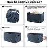 OIAHOMY 75L Large Blanket Basket, Woven Storage Basket with Handle,