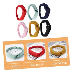 Healeved 6pcs Non Slip Stretch Headbands for Women Breathable Gym Headbands for Yoga Running and Sports Comfortable Moisture Wicking Athletic Hair Accessories