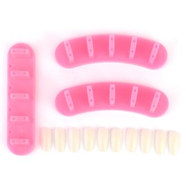 KADS 3pcs/set High Qulity PlasticTip Stand for Practice Use Practice Training Nail Art False Tips Display Training Tool
