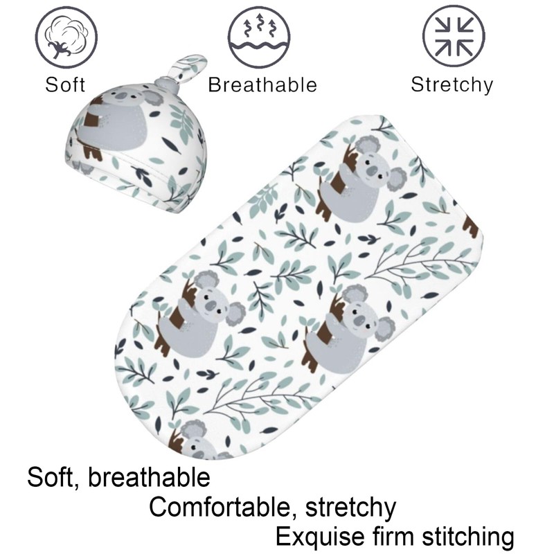 Jarverce Swaddle Blanket for Baby, Soft Sleeping Bag, Swaddling Sack
