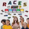 Cinrobiye 37 Pcs Races Writing Process Bulletin Board Decorations Set,Races