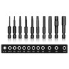 9 Pieces 50 mm Hex Impact Wrench Bits Set Long