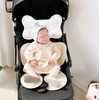 Soft Baby Stroller Seat Cushion Breathable Pure Cotton Infant Car