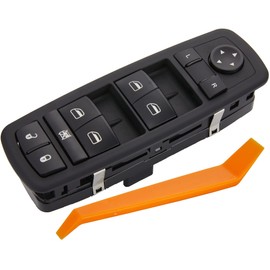 ZAPOSTS Power Window Switch,8 PINS +13 PINS Check Required,Fits for Dodge Dart 2013-16.Replaces 68271203AB 68271203AA 56046568AC.Driver Side Control Door vidrios Master Switch.(Green Light)