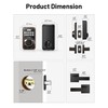 Zowill Keyless Entry Door Lock with 2 Lever Handles, Electronic