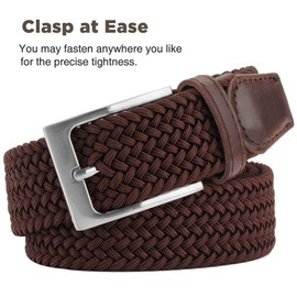 FAIRWIN Stretch Elastic Men Nylon Belts Golf Casual Braided Elastique Ceinture Homme Jeans Men’s Gift Baseball Adjustable Fabric Belts