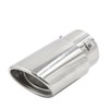 A ABSOPRO Exhaust System Muffler Down Tail Pipe Tips 75mm