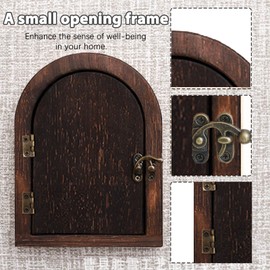 2PCS Wooden Door Light Switch Cover Receptacle Plate Protector with strong adhesive on the back, easy to install, no drilling required, stable and reliable （Burnt Wood Black）