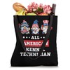 Kennel Technician Gnomes July 4th American Flag USA Tote Bag