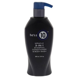 He Is A Miracle 3-In-1 by Its A 10 for Men - 10 oz Shampoo, Conditioner and Body Wash
