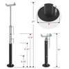 TeukRiGa RV Slide Out Support Jacks, 15"-37" Heavy Duty Slide
