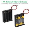 JWISLAND (Pack of 8) 4 AA Battery Holder Case Box,