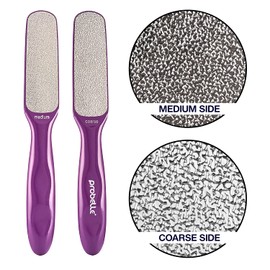 Probelle Double Sided Multidirectional Nickel Foot File Callus Remover - Immediately Reduces calluses and Corns to Powder for Instant Results, Safe Tool (Purple)