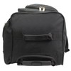 Hipack Dejuno 20-Inch Carry-On Rolling Duffle Bag, Black