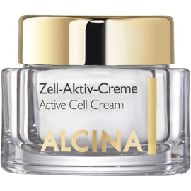 ALCINA Cell Active Cream - 1 x 50 ml - Effect & Care - For an Instantly Smoother Skin Complexion and Proven Reduced Wrinkles - Supports Skin's Own Collagen Production