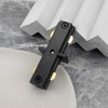 VGOL 4pcs Black 120V H Series Single Circuit 3-Wire Track