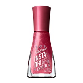 Sally Hansen Insta-Dri Crystal, Ruby Reflection, Quick Dry, Long Lasting, Opaque, Metallic Red Nail Polish